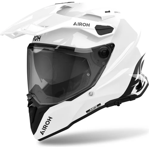 Prilba COMMANDER 2 Color AIROH CM214-S (lesklá biela, veľkosť S) 2027