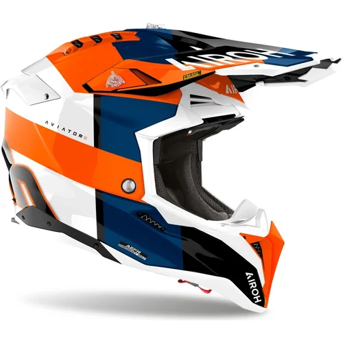Prilba AVIATOR 3 Monarch (oranžová lesklá, veľkosť S) 2026 /AIROH/ - obr. 2
