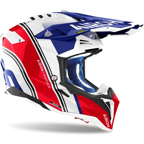 Prilba AVIATOR 3 Hima (lesklá červená, veľkosť XS) 2026 /AIROH/ - obr. 2