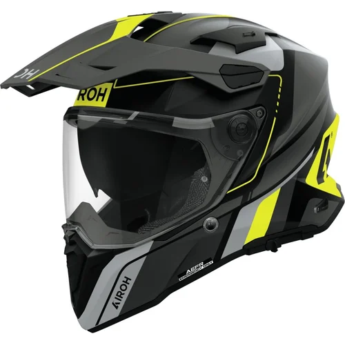 Prilba COMMANDER 2 Skip AIROH CM2S31-XL (žltá matná, veľkosť XL) 2027