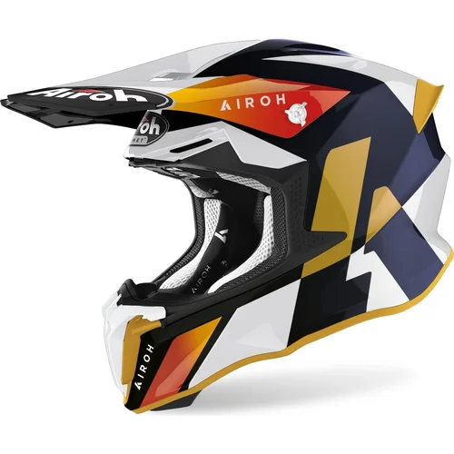 Prilba TWIST 2.0 Lift AIROH TW2LF38-XXL (biela/modrá lesklá, veľkosť XXL) 2023