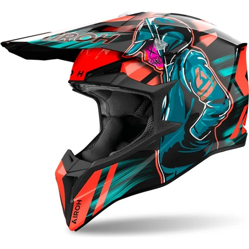 Prilba WRAAAP Cyber AIROH WRC32-XXS (lesklá oranžová, veľkosť 2XS) 2027