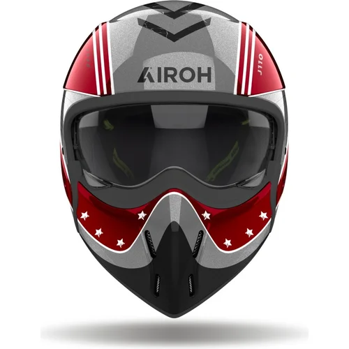 Prilba J110 Command J1C09-S (lesklá červená, veľkosť S) 2025 /AIROH/ - obr. 2