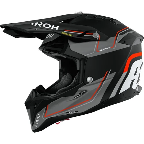 Prilba AVIATOR 3 Leader AIROH AV3L32-S (oranžová matná, veľkosť S) 2026