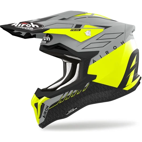 Prilba STRYCKER Skin AIROH STSK31-XXL (žltá matná, veľkosť 2XL) 2025
