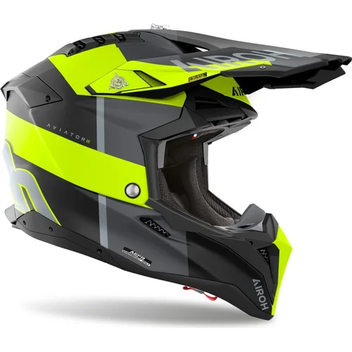 Prilba AVIATOR 3 Monarch AV3M31-M (žltá matná, veľkosť M) 2026 /AIROH/ - obr. 2