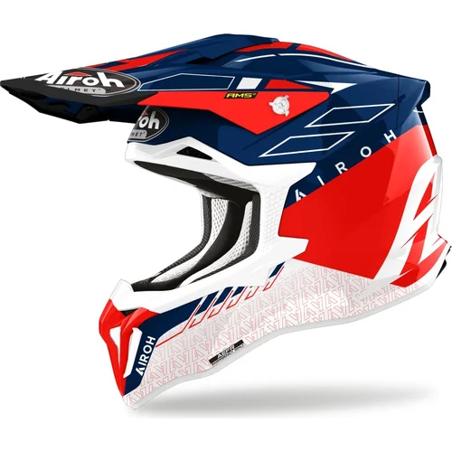 Prilba STRYCKER Skin AIROH STSK55-XXL (červená, veľkosť 2XL) 2025