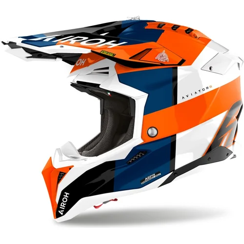 Prilba AVIATOR 3 Monarch AIROH AV3M32-S (oranžová lesklá, veľkosť S) 2026