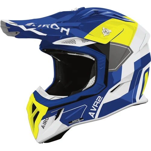 Prilba AVIATOR ACE 2 Shield AIROH AV22S31-M (modro-žltá lesklá, veľkosť M) 2027