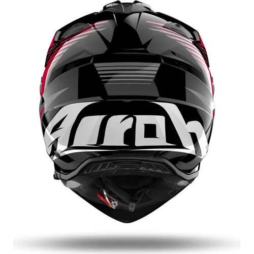 Prilba BANDIT Spicy BAS55-M (červená lesklá, veľkosť M) 2027 /AIROH/ - obr. 2