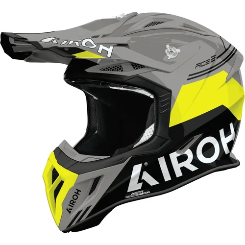 Prilba AVIATOR ACE 2 Fury AIROH AV22F31-L (žltá lesklá, veľkosť L) 2027