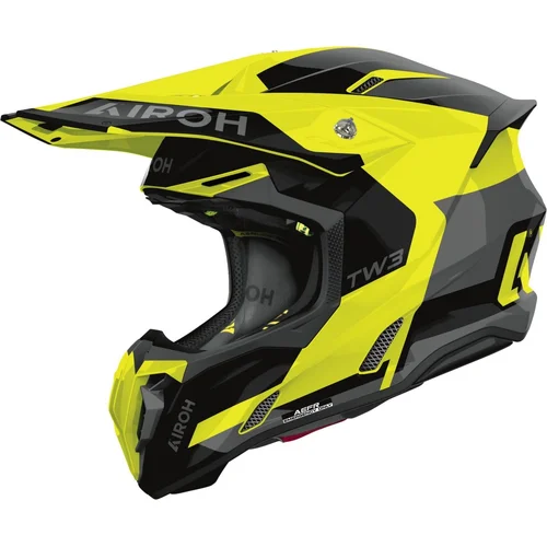 Prilba TWIST 3 Fancy AIROH TW3F31-M (žltá fluo lesklá, veľkosť M) 2027