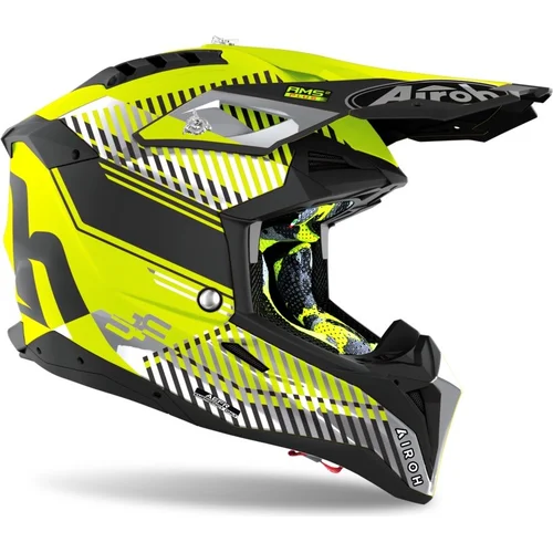 Prilba AVIATOR 3.0 Wave (matná žltá, veľkosť XL) 2022 /AIROH/ - obr. 1