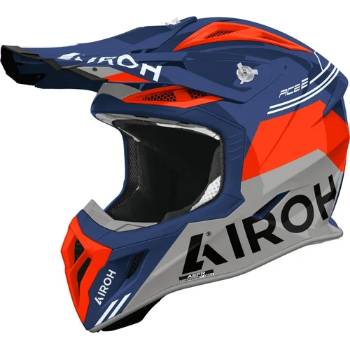 Prilba AVIATOR ACE 2 Fury AIROH AV22F82-S (azúrovo-červená lesklá, veľkosť S) 2027