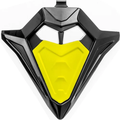 Kryt bradovej ventilácie pre prilby COMMANDER (veľkosť L, žltá) /AIROH/ - obr. 1