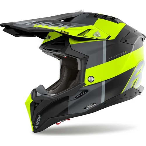 Prilba AVIATOR 3 Monarch AIROH AV3M31-S (žltá matná, veľkosť S) 2026