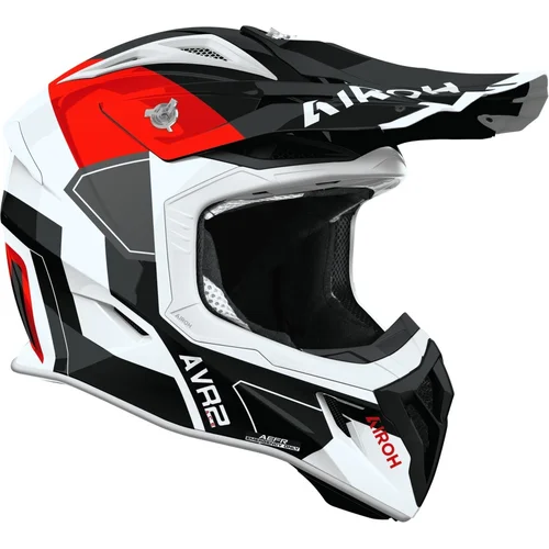Prilba AVIATOR ACE 2 Shield AV22S55-M (červená lesklá, veľkosť M) 2027 /AIROH/ - obr. 1
