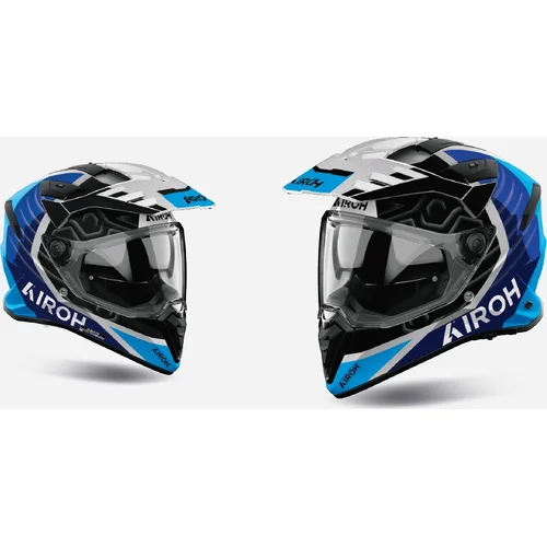 Prilba BADX-X Cube AIROH BATC18-XL (modrá lesklá, veľkosť XL) 2027