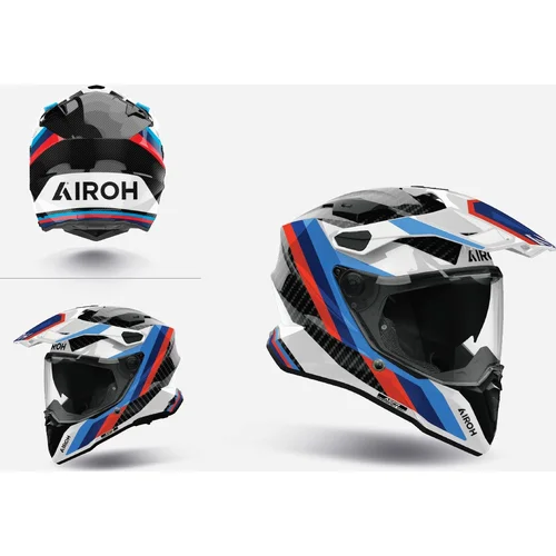 Prilba COMMANDER 2 Carbon Rank AIROH CM2CR99-M (lesklá, veľkosť M) 2027