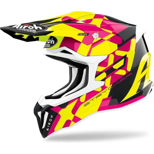 Prilba STRYCKER XXX AIROH STKX54-XXL (lesklá ružová, veľkosť XXL) 2022