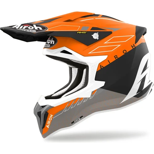 Prilba STRYCKER Skin AIROH STSK32-S (oranžová matná, veľkosť S) 2025
