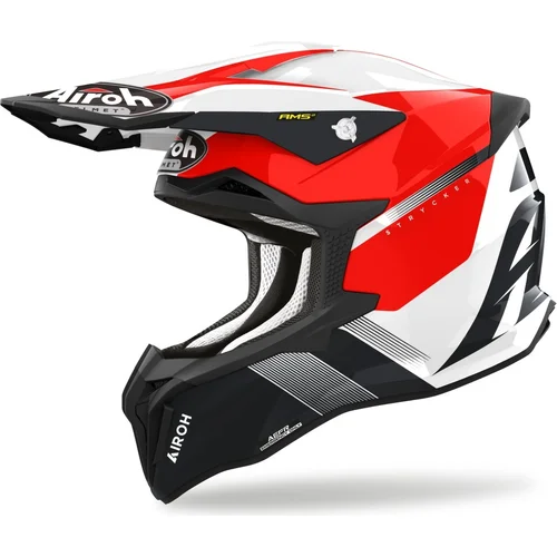 Prilba STRYCKER Blazer AIROH STBL55-M (červená, veľkosť M) 2025