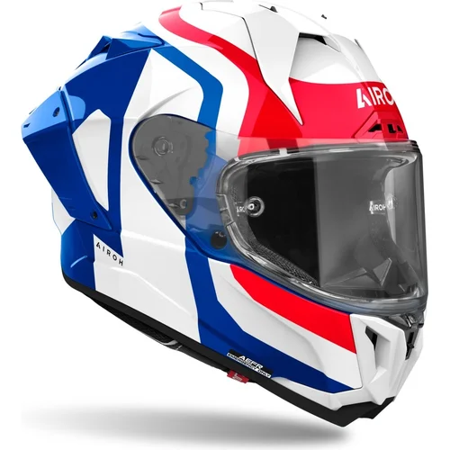 Prilba GP800 Competition GP8C18-M (modrá/červená lesklá, veľkosť M) 2027 /AIROH/ - obr. 1