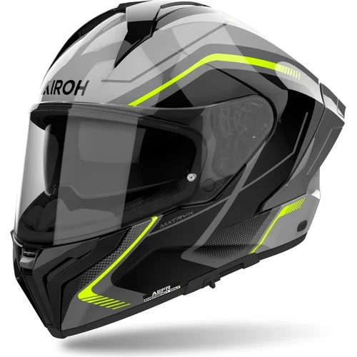 Prilba MATRYX Wide AIROH MXW31-S (žltá lesklá, veľkosť S) 2027