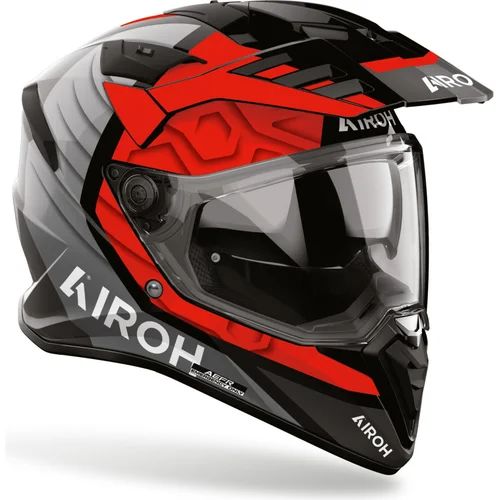 Prilba BADX-X Cube (červená lesklá, veľkosť XL) 2027 /AIROH/ - obr. 1
