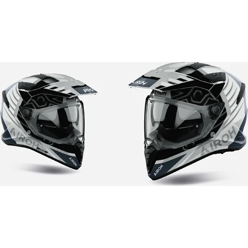 Prilba BADX-X Cube AIROH BATC16-XS (sivá lesklá, veľkosť XS) 2027
