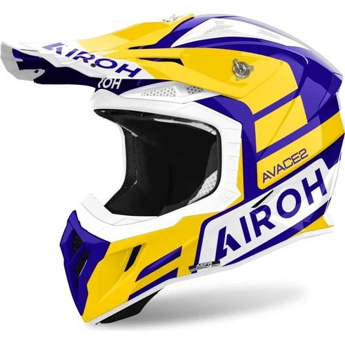 Prilba AVIATOR ACE 2 Sake AIROH AV22A08-XL (lesklá žltá, veľkosť XL) 2025