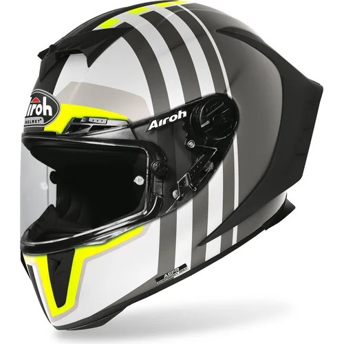 Prilba GP 550 S SKYLINE AIROH GP55S38-XL (biela/čierna/fluo-matná, veľkosť XL)