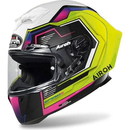 Prilba GP 550 S Rush AIROH GP55RU54-XL (lesklá multicolor, veľkosť XL) 2023