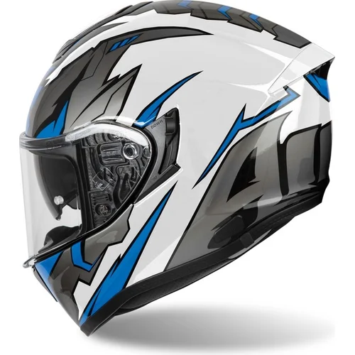 Prilba ST 501 BIONIC ST5B18-XL (biela/modrá, veľkosť XL) 2021 /AIROH/ - obr. 1