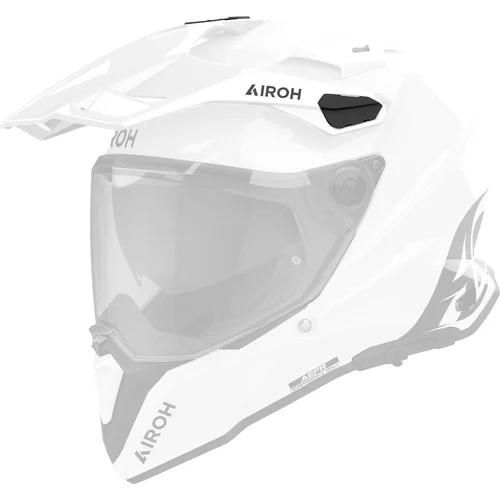 Farba AIROH CM214F šilt pre prilbu COMMANDER 2, biely lesklý)