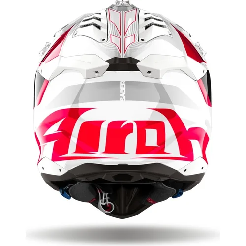Prilba AVIATOR 3 Saber (lesklá červená, veľkosť XL) 2025 /AIROH/ - obr. 2