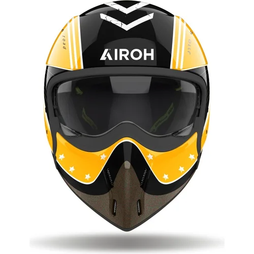 Prilba J110 Command (lesklá žltá, veľkosť XS) 2025 /AIROH/ - obr. 2