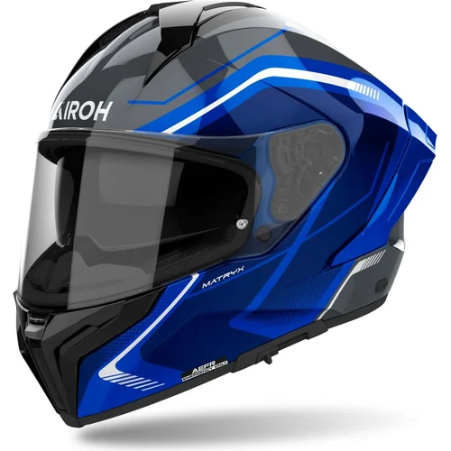 Prilba MATRYX Wide AIROH MXW18-L (modrá lesklá, veľkosť L) 2026