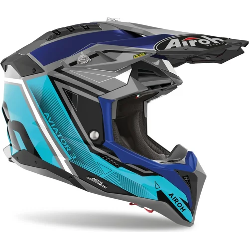 Prilba AVIATOR 3.0 League AV3LE18-S (modrá, veľkosť S) 2023 /AIROH/ - obr. 1