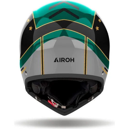Prilba J110 Command J1C34-S (lesklá zelená, veľkosť S) 2025 /AIROH/ - obr. 3