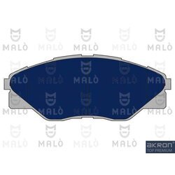 Sada brzdových platničiek kotúčovej brzdy AKRON-MALO 1051026