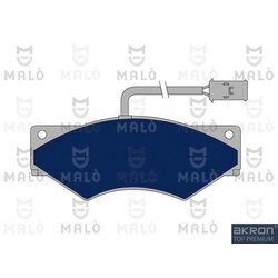 Sada brzdových platničiek kotúčovej brzdy AKRON-MALO 1050509