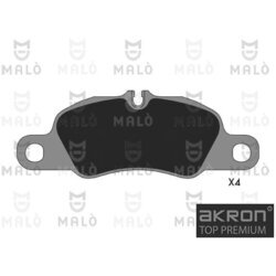 Sada brzdových platničiek kotúčovej brzdy AKRON-MALO 1051380