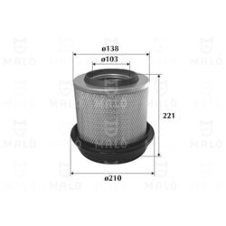 Vzduchový filter AKRON-MALO 1500323