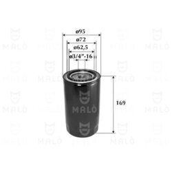 Olejový filter AKRON-MALO 1510085