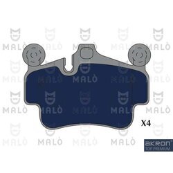 Sada brzdových platničiek kotúčovej brzdy AKRON-MALO 1051240