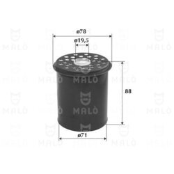 Palivový filter AKRON-MALO 1520169