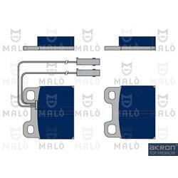 Sada brzdových platničiek kotúčovej brzdy AKRON-MALO 1050243