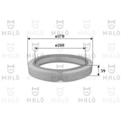 Vzduchový filter AKRON-MALO 1500346
