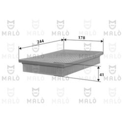 Vzduchový filter AKRON-MALO 1500116
